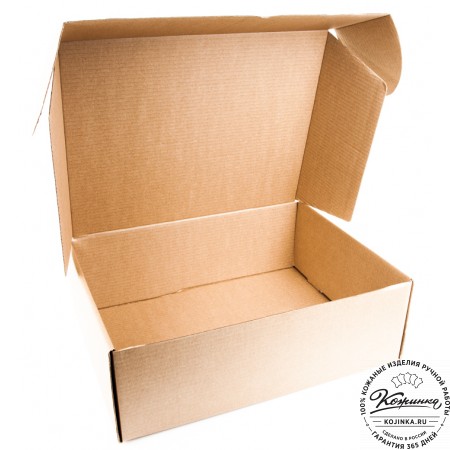 Кожаная  сумка "Виктория" (красная с синим)